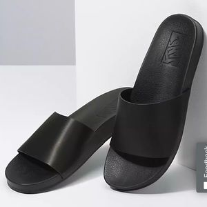 LEATHER DECON SLIDE SANDAL
